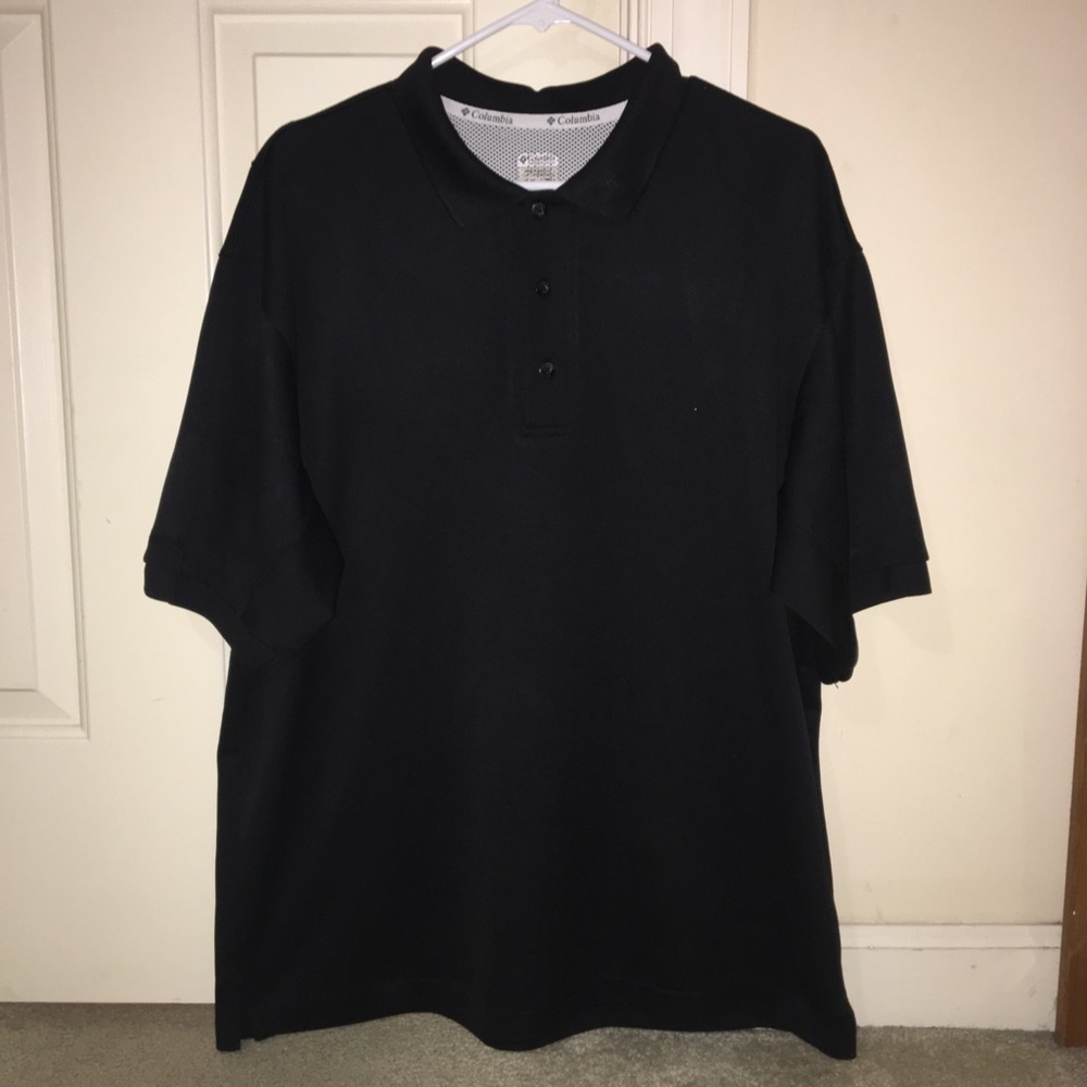 Men’s Columbia PFG large black polo